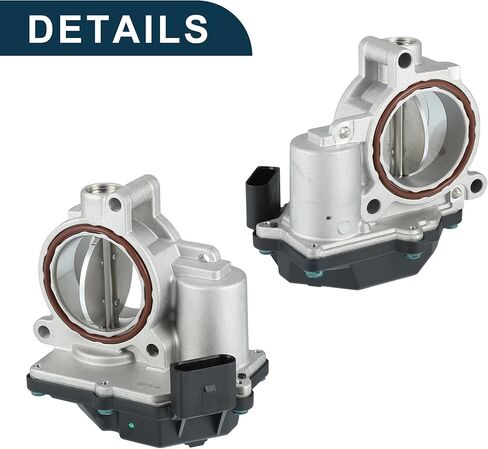 Throttle Body Assembly for A7 Quattro 3.0L V6-Gas 2014 No.057-128-063-D/057-128-063-G | Throttle Body Actuator Silver Tone 1 Pcs in Kuwait
