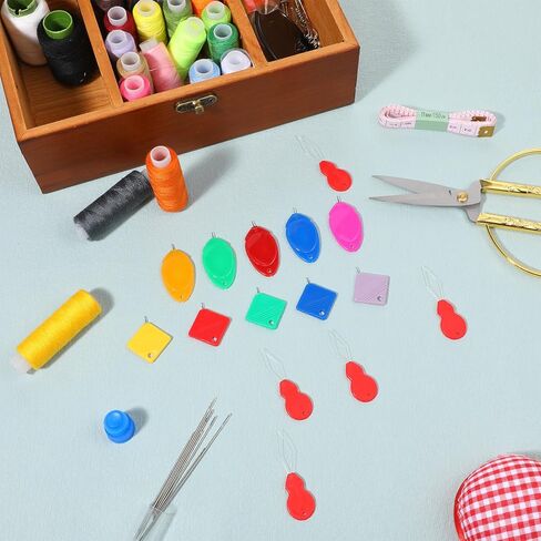 Needle Threader for Hand Sewing, 15PCS Plastic Embroidery Needle Threader Upgraded Automatic Sewing Machine Needles Threaders Tool for All Needles Sizes Sewing-Machine Crafting, 3 Style in Kuwait