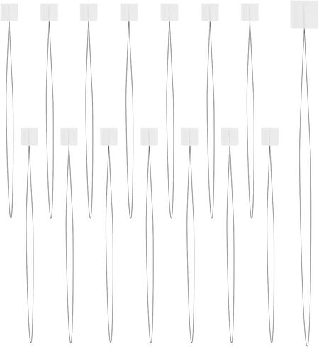 15 Pcs Punch Needle Threader 8.26 Inch Long Punch Needle Tool for Embroidery Stitching Craft Tool Uick Needles Threaders Supplies for Cross Stitch Sewing Accessories(White) in Kuwait