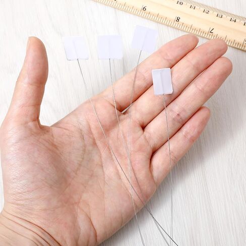 15 Pcs Punch Needle Threader 8.26 Inch Long Punch Needle Tool for Embroidery Stitching Craft Tool Uick Needles Threaders Supplies for Cross Stitch Sewing Accessories(White) in Kuwait