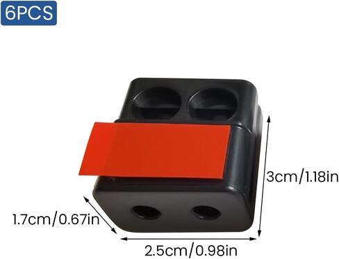 6pcs Deer Whistles for Car,ABS Self-Adhesive Automotive Deer Warning Whistle Device,Deers Horn Deers Alarm Road Safety Horn Device Animal Alert Whistle for Vehicles Motorcycle in Kuwait
