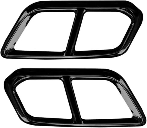 L2R for Honda CRV CR-V (2023-2026) Tail Pipe Mufflers Exhaust End Tip Cover Trim Overlay Decoration Glossy Black Stainless Steel Car Exterior Accessories 2 PCS Only for Sport/Sport-L Hybrid in Saudi Arabia