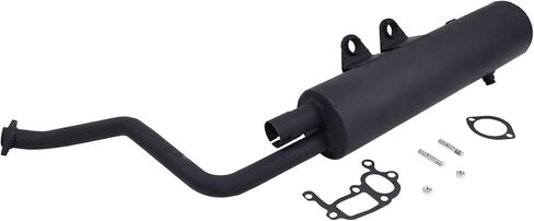 Muffler Assembly 18087-1178 Compatible with Kawasaki Prairie Brute Force 650 700 KVF650A KVF650B KVF650D KVF700A KVF700B KVF700D 4X4 18087-1148 18087-0077 180870077 in Kuwait