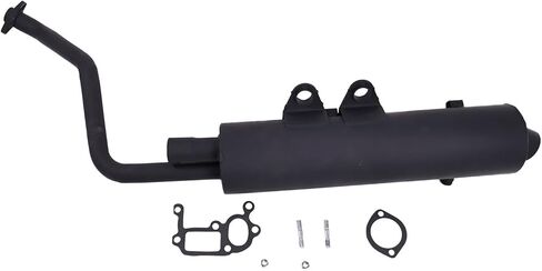 Muffler Assembly 18087-1178 Compatible with Kawasaki Prairie Brute Force 650 700 KVF650A KVF650B KVF650D KVF700A KVF700B KVF700D 4X4 18087-1148 18087-0077 180870077 in Kuwait