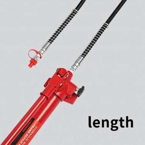 10 Ton Porta Power Hydraulic Kit, Porta Power Hydraulic Car Floor Jack Ram Auto Body Frame Repair Kit Tools for Loadhandler Truck Bed Unloader Farm Hydraulic Equipment Construction 20000 lbs Capacity in Saudi Arabia
