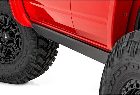 Rough Country HT-Series Power Running Boards for Ford Bronco (2021-2026) 4 Door – 6" Electric Retractable Steps w/LED in Kuwait