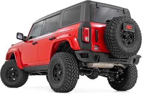Rough Country HT-Series Power Running Boards for Ford Bronco (2021-2026) 4 Door – 6" Electric Retractable Steps w/LED in Kuwait