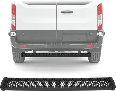 7"x 54" Rear/Side Step Running Board Compatible with Ram ProMaster/Ford Transit/Mercedes Sprinter Aluminium Powder Coated in Kuwait
