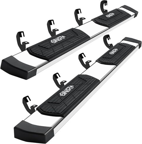 BINARY STAR 6 Inch Running Boards Compatible with 2015-2026 Chevy Colorado/GMC Canyon Crew Cab, Black Carbon Steel Truck Side Step Rock Sliders, Nerf Bars Steps for Colorado Crew Cab. in Saudi Arabia