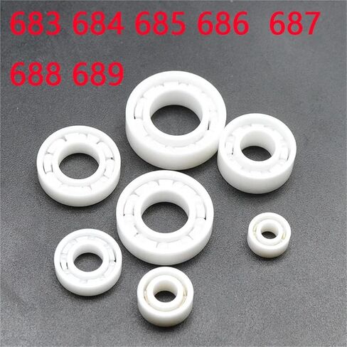 1Pcs Full Ceramic Ball Bearing Ball Bearing Zirconia Bearing 608 683 684 685 686 687 688 69(696 6x15x5mm) in Kuwait