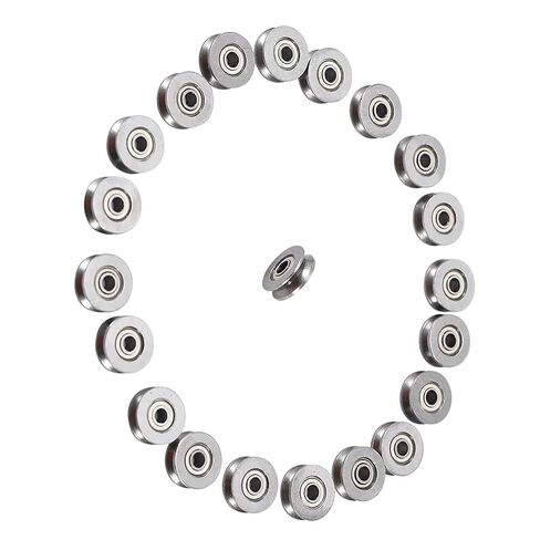 V623ZZ V Ball Bearing Pulley for Rail Track Linear Motion System 3x12x4mm V Bearing in Kuwait