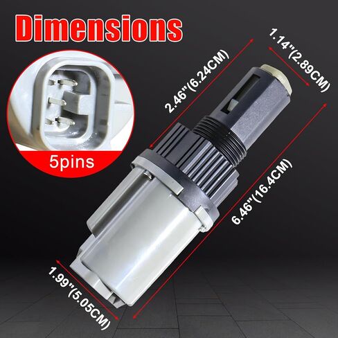 4WD Front Four Wheel Drive Actuator, 4x4 Front Differential Axle Actuator, for Chevy Silverado Avalanche K1500 K2500 K3500, ABS, 26060073, 600-101, Black in Saudi Arabia