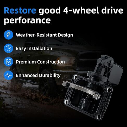 4x4 4WD Front Axle Actuator Fork Disconnect Compatible with Ram 2500 & 3500 2013, 2014, 2015, 2016, 2017, 2018 | Replace Part# 68216944AA, 68216944AB | Front Axle Actuator Fork Assembly in Saudi Arabia