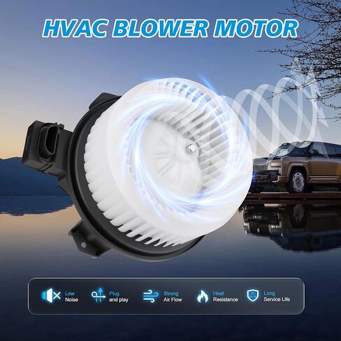 700230 HVAC Blower Motor with Fan Cage Replacement for Toyota Corolla 2009-2013 & Matrix 2009-2014 (with Manual), RAV4 2006-2018, for Pontiac, for Scion 87103-02200A 87103-42090A 19184662A (2-Pin) in Kuwait