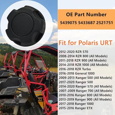 XingLi 5433687 غطاء غاز الوقود مناسب لـ Polaris RZR Ranger 500 570 700 800 900 1000 EXT UTV Turbo استبدال 5439075 5433687 2521751 غطاء خزان الغاز in Kuwait