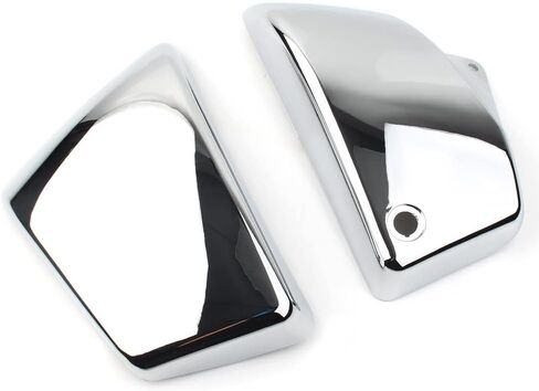 Zhisheng Motorcycle Left & Right Side Battery Cover Chrome Protector for HONDA VT 1100 Shadow/Spirit/Sabre 1999 2000 2001 2002 2003 2004 2005 2006 2007 2008 in Kuwait