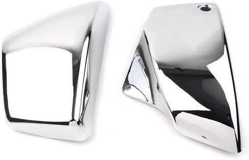 Zhisheng Motorcycle Left & Right Side Battery Cover Chrome Protector for HONDA VT 1100 Shadow/Spirit/Sabre 1999 2000 2001 2002 2003 2004 2005 2006 2007 2008 in Kuwait