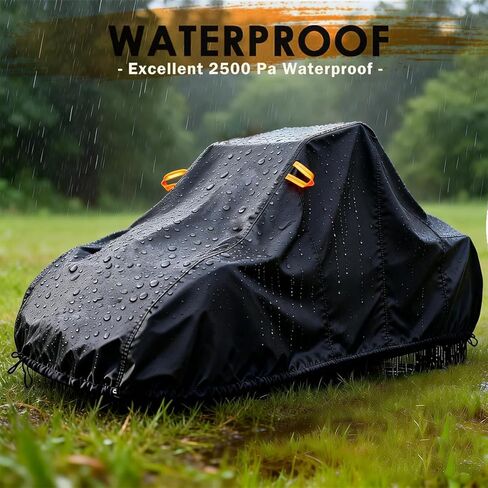 Large Go Kart Covers Waterproof, Heavy Duty 2 Seater Go Kart Cover,Go Kart Accessories with Air Vent, for Most 2-Seater Go-Kart Models in Saudi Arabia
