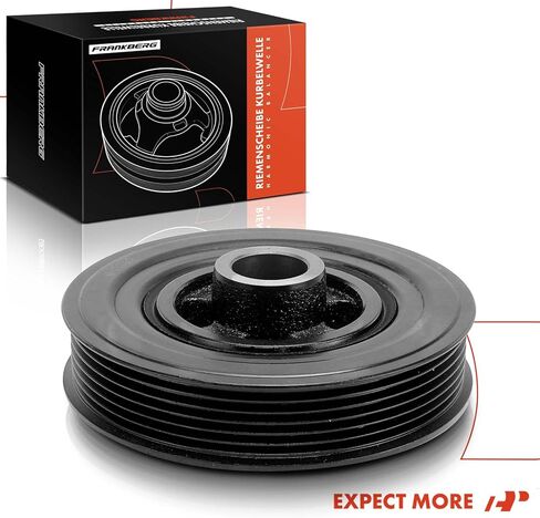 بكرة العمود المرفقي المتوازن للمحرك A-Premium متوافقة مع Ford Focus 2004-2012، Fiesta 2008-2010، Ecosport 2011، C-Max II 2010، Grand C-Max II 2010، Mondeo 2007-2015، B-Max 2012 in Kuwait