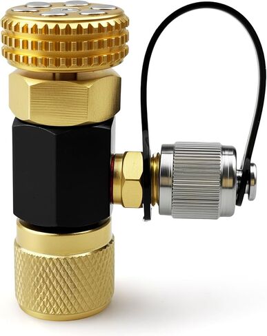 أداة التحكم الأساسية CCT14 مقاس 1/4 بوصة، أداة خافض ضغط أساسي لشحن HVAC لأداة عزل مقياس شحن المبردات R410a/R22، خافض ضغط عالي لتكييف الهواء 800 رطل لكل بوصة مربعة in Kuwait