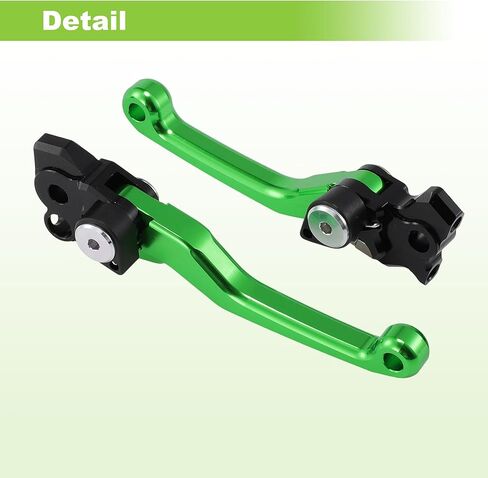 دراجة نارية قصيرة دواسة فرامل عتلات لكاواساكي KX250 KX250F دراجة نارية المقود الفرامل رافعة لكاواساكي KX450 KX450XC KX450SR سبائك الألومنيوم الأخضر in Kuwait