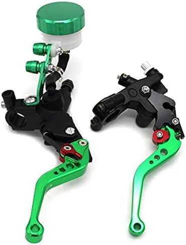 Universal Motorcycle Brake Clutch Lever Installation Diameter 22mm Motorcycle Clutch Brake Lever Suitable for Honda CB400F CB400SF CB400 CB500 CB500S CB600F CB750 CB750F CB900F CB1100SF (Green) in Kuwait
