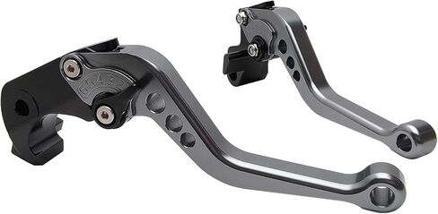 Short Brake Clutch Handle Lever Replacement for Kawasaki ZX6R ZX-6R ZX6RR ZX636 2019-2025, CNC Aluminum Motorcycle Accessories Shorty Levers(Black) in Saudi Arabia