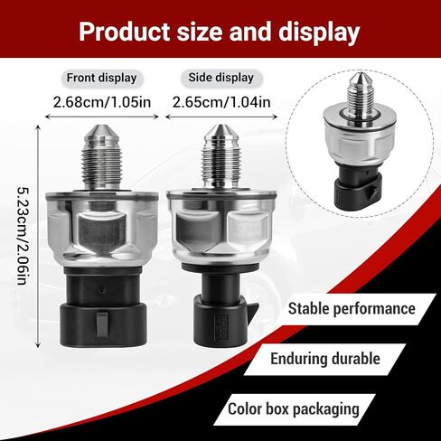 12635273 Fuel Rail Pressure Sensor for Chevy Equinox Camaro Impala Caprice Orlando Colorado for Buick Lacrosse Regal Verano Allure for Cad-illac CTS SRX ATS XTS For Gmc Terrain Canyon 12633417 5pp11-4 in Saudi Arabia