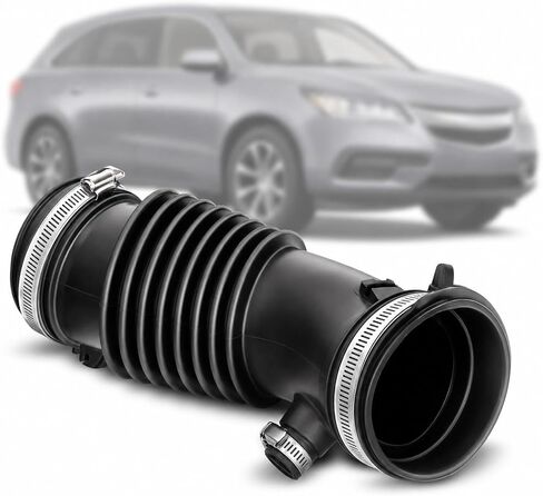 أنبوب خرطوم مدخل الهواء مناسب لـ Acura MDX، Honda Pilot Ridgeline Odyssey Passport Engine Air Filter Boot، استبدل 17228-5J6-A00 W0159-N914242 17228-5J6-A10 172285J6A00 بمشبكين من الفولاذ المقاوم للصدأ in Kuwait
