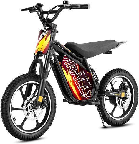 الدراجة الترابية الكهربائية eAhora S4 1000W للأطفال - ما يصل إلى 23 ميلاً في الساعة و35 ميلاً طويلة المدى، دراجة كهربائية قابلة للتعديل بـ 3 سرعات للأطفال الذين تتراوح أعمارهم بين 8 و14 عامًا مع فرامل قرصية هيدروليكية | تعليق أصلي للطرق الوعرة in Kuwait