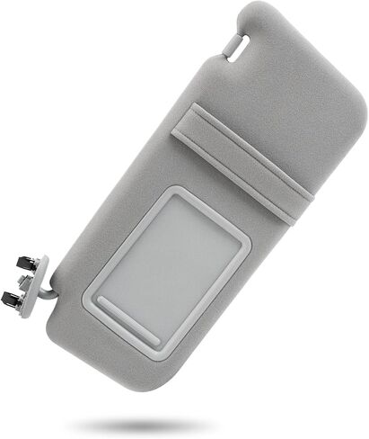 Left Driver Side Sun Visor Fits for Toyota Camry 2007 2008 2009 2010 2011 Replacement Number 74320-06780-B0 0400230506B0 (Gray) in Saudi Arabia