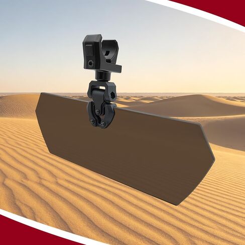 UTV Sun Visor with The Protective Film for 1.25" - 2" Roll Bar Cage Compatible with Can am Defender Maverick X3, for Polaris Ranger RZR 1000 XP Turbo, for Kawasaki Mule Pioneer 1000 YXZ Teryx in Kuwait