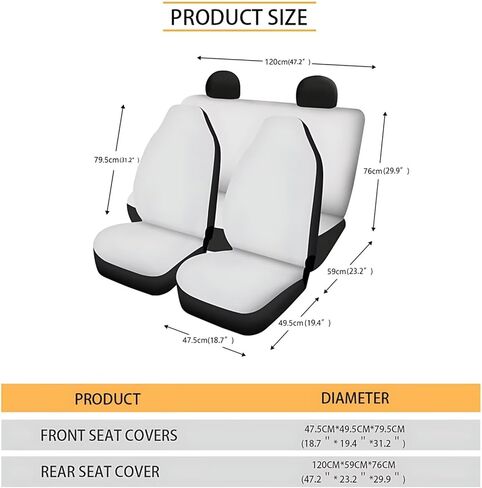 8 Pcs Gray American Flag Car Accessories Set, Car Seat Covers Full Set with Auto Steering Wheel Cover Center Console Pad Seat Belt Covers, Patriotic Decorations in Saudi Arabia