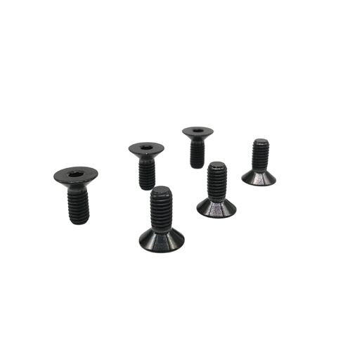 6 قطعة عجلة القيادة مسامير الربط M5x12MM التيتانيوم عجلة القيادة الترباس مجموعات الأسود التيتانيوم غاطسة مسامير التيتانيوم إنهاء شقة رئيس الترباس in Kuwait