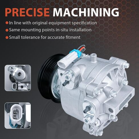 AC Compressor with Clutch Fit for CO 22301C for Chevrolet Trax 2013-2022,for Chevrolet Sonic 2013-2020,for Buick Encore 1.4L 2013-2022 in Kuwait