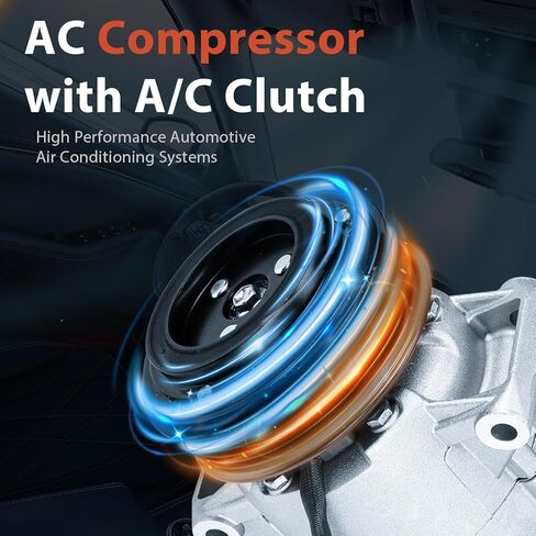 AC Compressor with Clutch Fit for CO 22301C for Chevrolet Trax 2013-2022,for Chevrolet Sonic 2013-2020,for Buick Encore 1.4L 2013-2022 in Kuwait