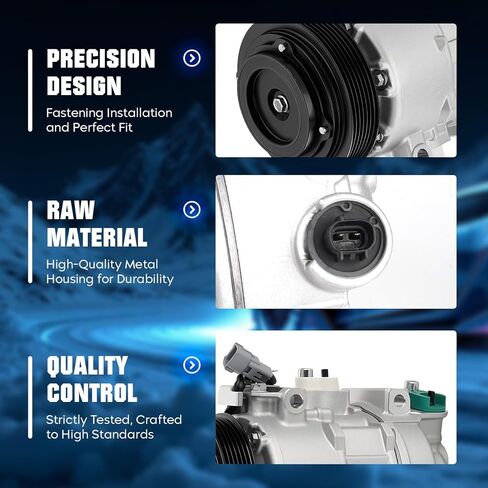 AEagle AC Compressor with Clutch Air Conditioning Fit for 2014-2018 Ram 1500, 2019-2022 Ram 1500 Classic 3.6L in Kuwait