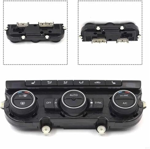 Air Condition Control Panel Switches Compatible With Golf MK6 5ND907044C Replacement Part R6FB in Kuwait