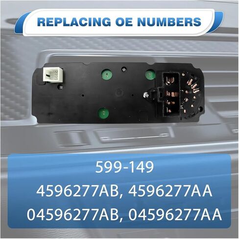 04596277AB 4596277AB Air Conditioning Control Panel Switch Compatible With Dodge Stratus 2.4L, 2.7L 2001-2006 Compatible With Chrysler Sebring 2001-2006 in Kuwait