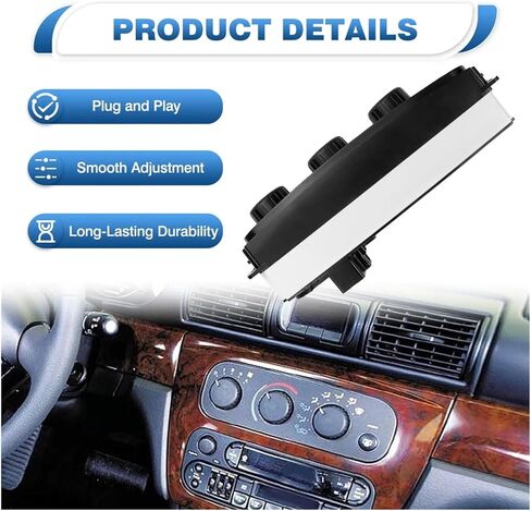 04596277AB 4596277AB Air Conditioning Control Panel Switch Compatible With Dodge Stratus 2.4L, 2.7L 2001-2006 Compatible With Chrysler Sebring 2001-2006 in Kuwait