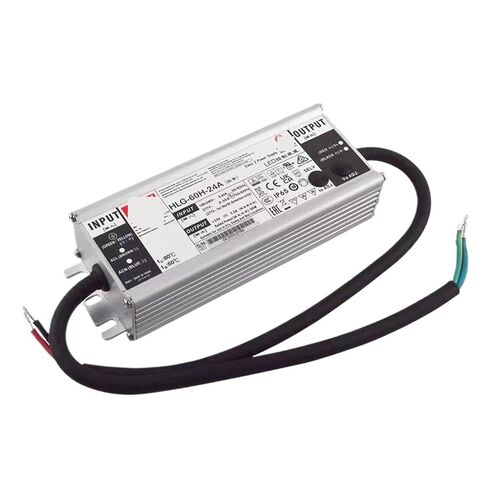 1 قطعة HLG-60H-24A 24VDC 2.5A مقاوم للماء IP65 تصنيف PFC وظيفة 60 واط ثابت in Kuwait
