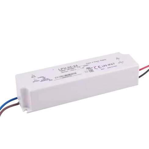 1pcs LPV-35-5 12 15 24V Single Output Switching Power Supply Waterproof IP67 Suitable for LED Driver(LPV-35-12) in Kuwait