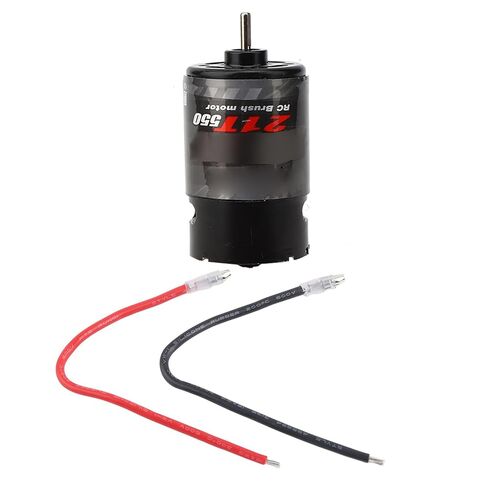 محرك RiToEasysports 550 المصقول، محرك طويل الأمد لـ 6 طراز سيارة RC، مصقول بدقة RC لـ 12T، 21T، 29T، 35T، أسود، عبوة واحدة (21T) in Saudi Arabia