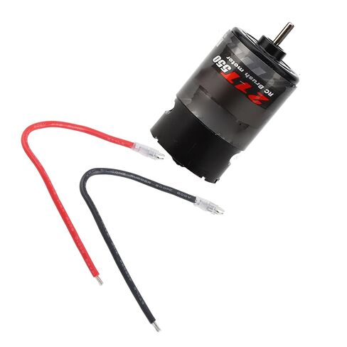 محرك RiToEasysports 550 المصقول، محرك طويل الأمد لـ 6 طراز سيارة RC، مصقول بدقة RC لـ 12T، 21T، 29T، 35T، أسود، عبوة واحدة (21T) in Saudi Arabia
