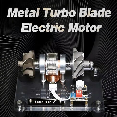 نموذج محرك الفضاء الجوي عالي السرعة من ENGINEDIY، طقم محرك كهربائي بدون فرش معدني مزود بشاحن توربيني، هدية للبالغين لعشاق طراز Turbo in Kuwait
