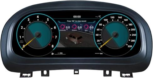 Carcluster 12.3''Lcd Digital Dashboard Cluster Compatible For VW Golf 4 Jetta MK4 Bora 1997-2005 Years Virtual Instrument Panel Cockpit in Saudi Arabia