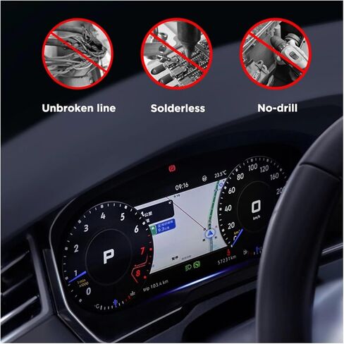 Carcluster 12.3''Lcd Digital Dashboard Cluster Compatible For VW Golf 4 Jetta MK4 Bora 1997-2005 Years Virtual Instrument Panel Cockpit in Saudi Arabia