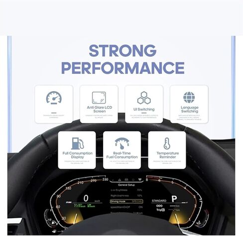 Compatible for BMW 1 Series 2 Series X1 X2 F20/F52/F22/F45/F48/F49/F39 2013-2024 Digital Cluster Dashboard Cockpit Virtual Instrument(X1 F48 F49) in Saudi Arabia