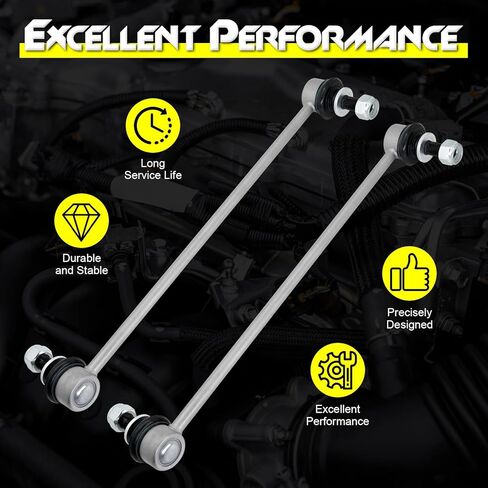 2 Pcs Zinc Nickel Alloy Front Stabilizer Sway Bar Links, Compatible with Toyota Corolla 2019-2024, Prius 2016-2024, C-HR 2018-2022, bZ4X, Prius AWD-e, Prius Prime & Lexus RZ300e, RZ450e, UX200, UX250h in Kuwait