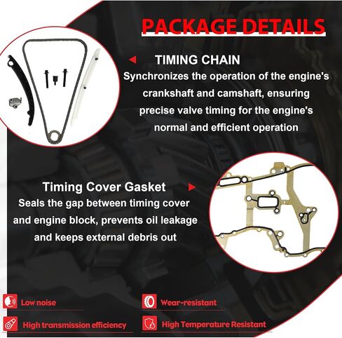 1.4 Head Gasket Set Timing Chain Kit With Piston Set Fit For Buick Encore Chevrolet Cruze Cruze Limited Sonic Trax 1.4L Engine Kit 2011-2016 Hs26540Pt-1 in Saudi Arabia